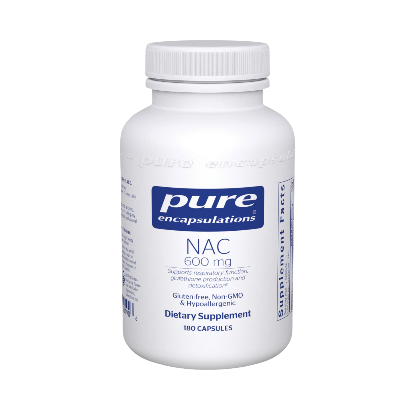 NAC (N Acetyl l Cysteine) 600 mg.