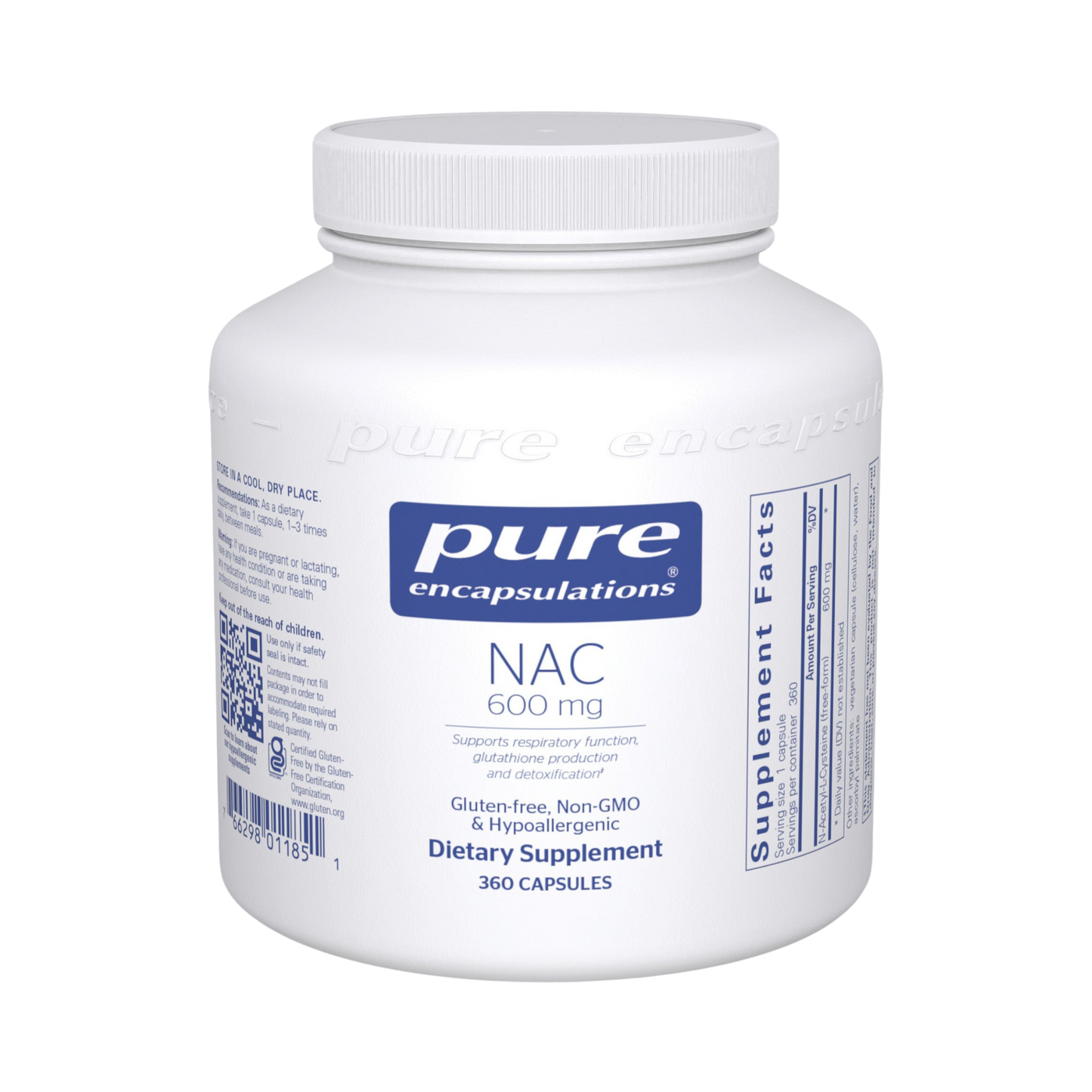 NAC (N Acetyl l Cysteine) 600 mg.
