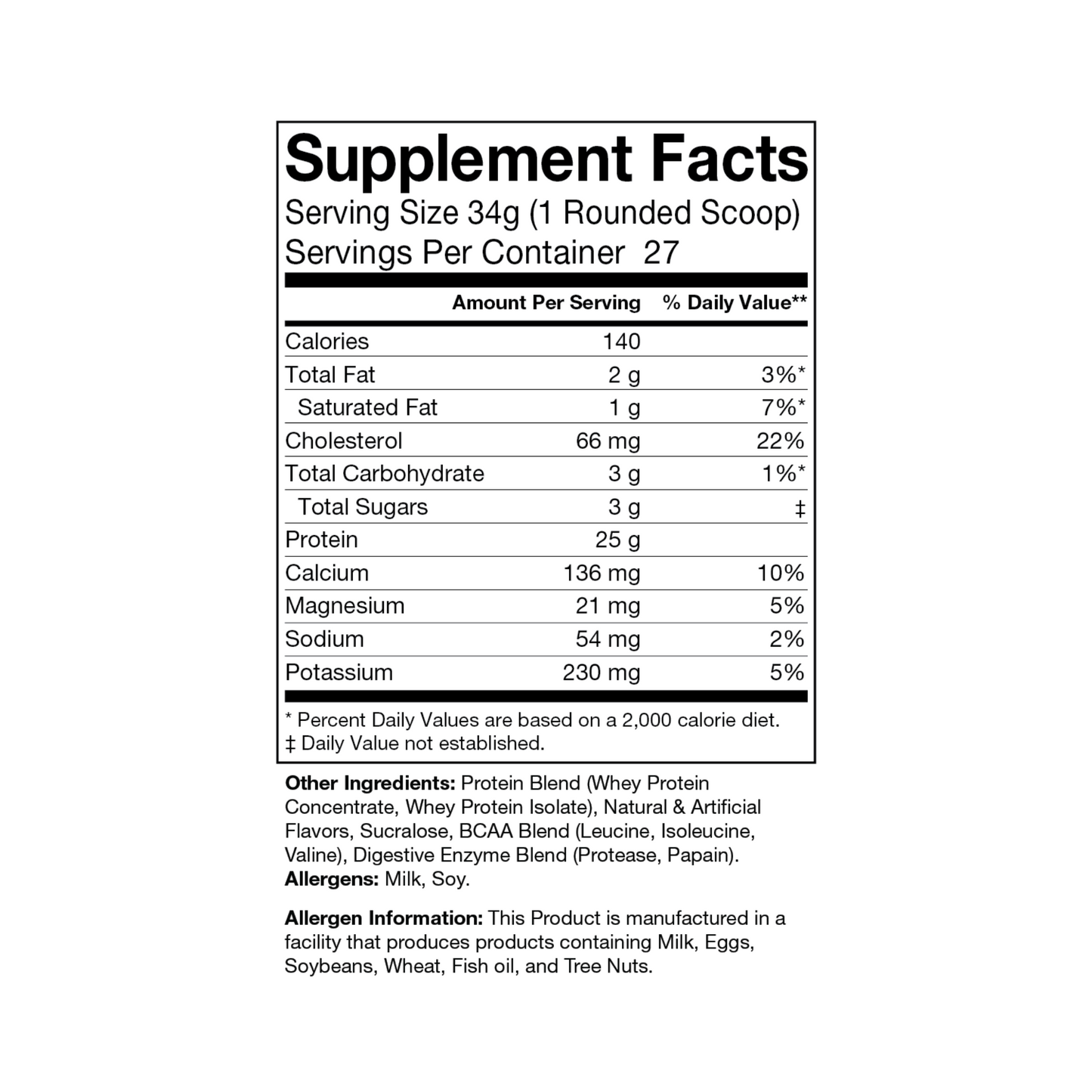 D1 Whey Protein - Vanilla