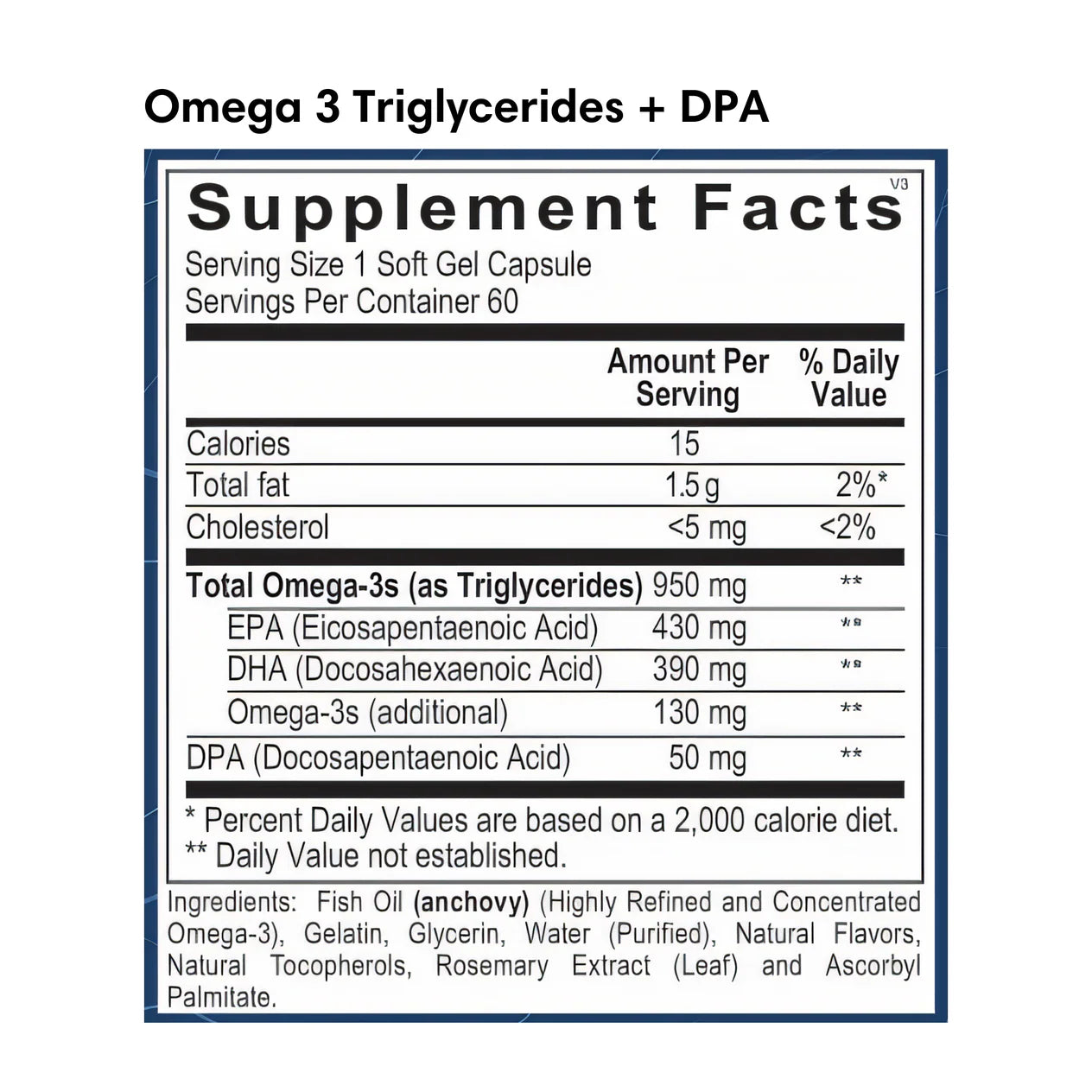 Omega 3 Index Test + Omega 3 Triglyceride + DPA