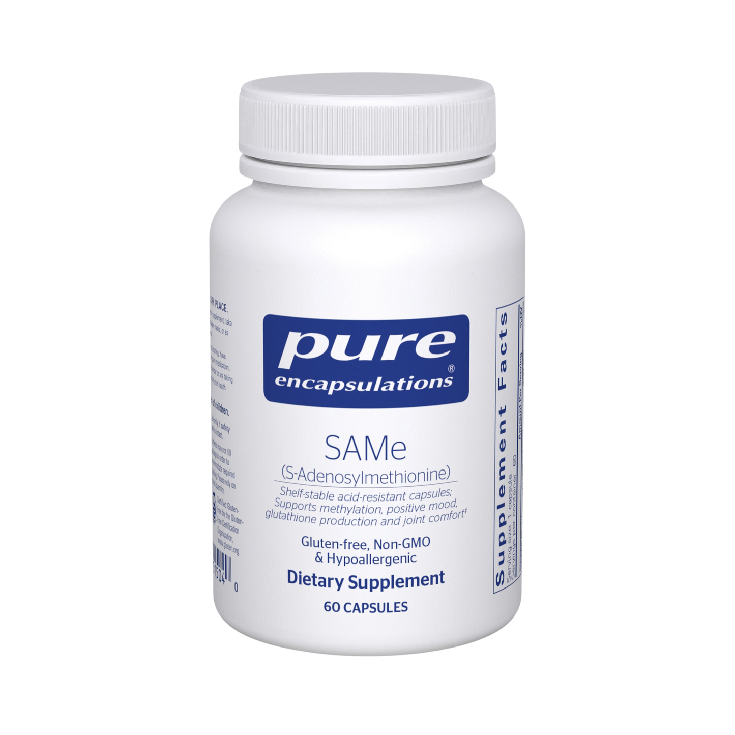 Pure Encapsulations SAMe (S Adenosylmethionine) Towncrest Pharmacy Pure Encapsulations SAMe (S Adenosylmethionine) Towncrest Pharmacy