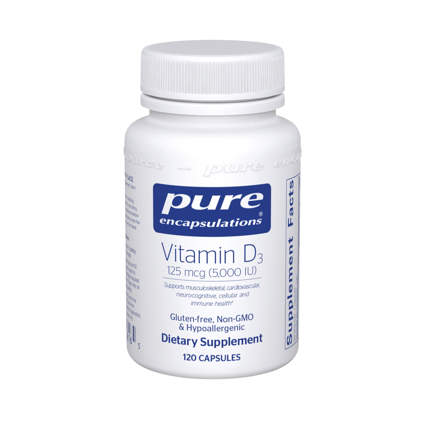 Vitamin D3 125 mcg (5,000 IU)