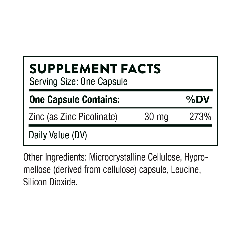 Zinc Picolinate 30 mg - NSF