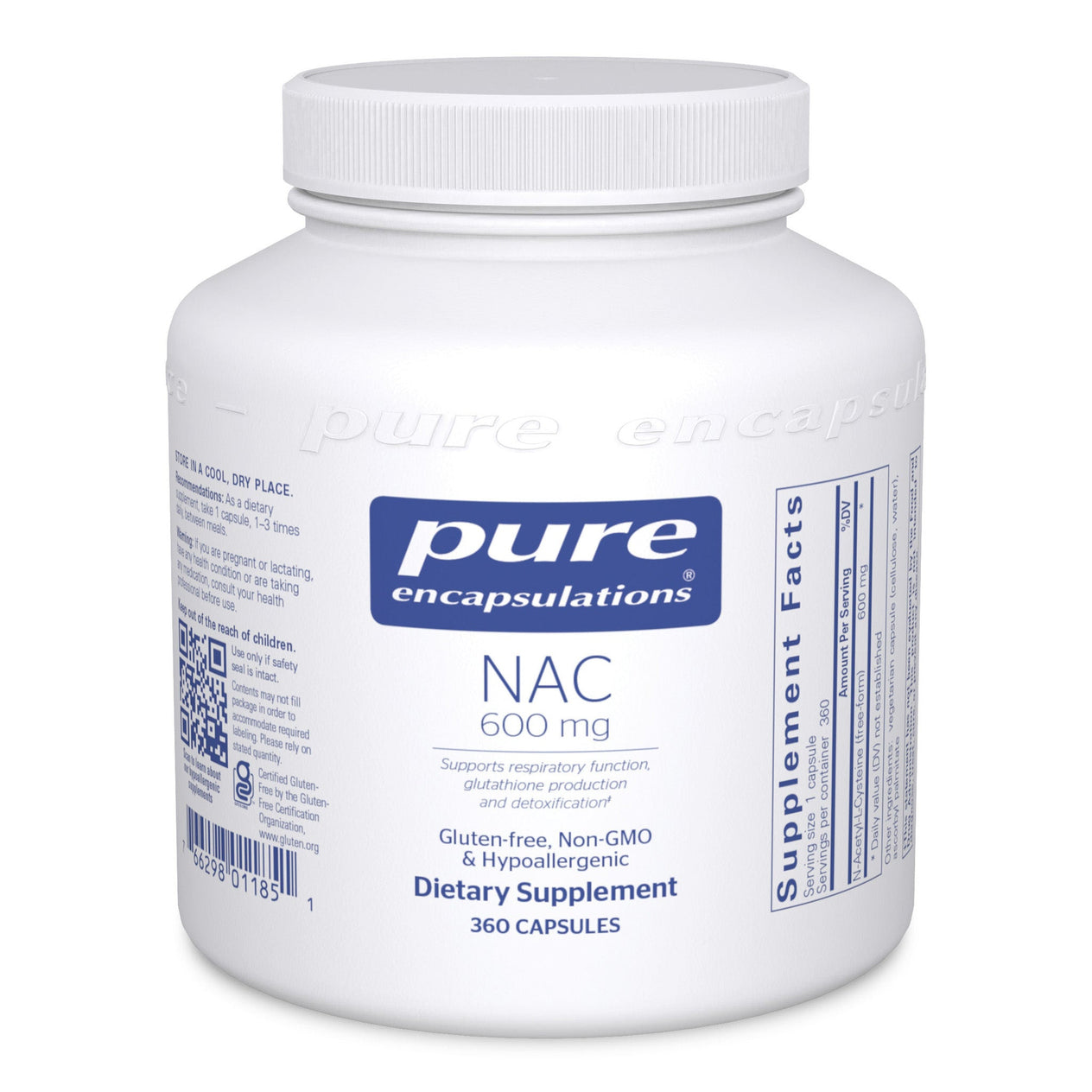 NAC (N Acetyl l Cysteine) 600 mg.