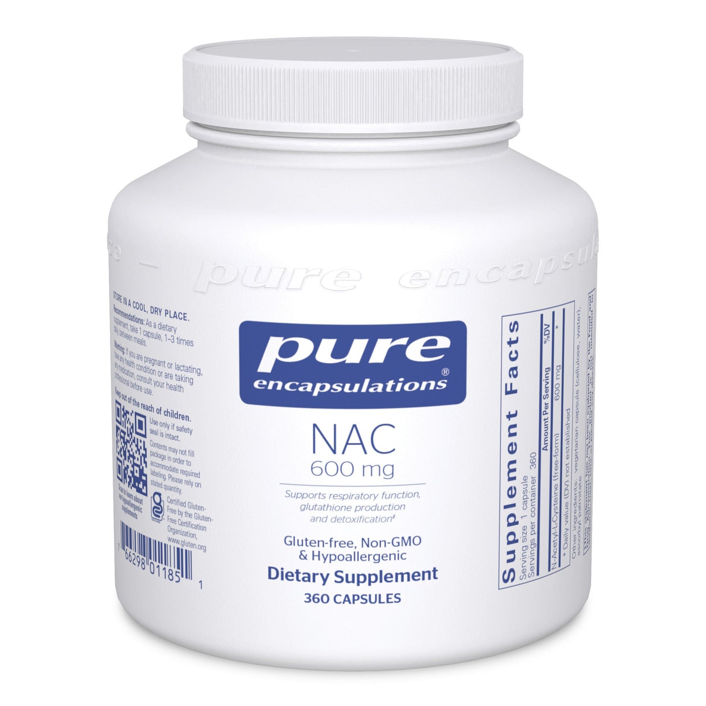 NAC (N Acetyl l Cysteine) 600 mg.