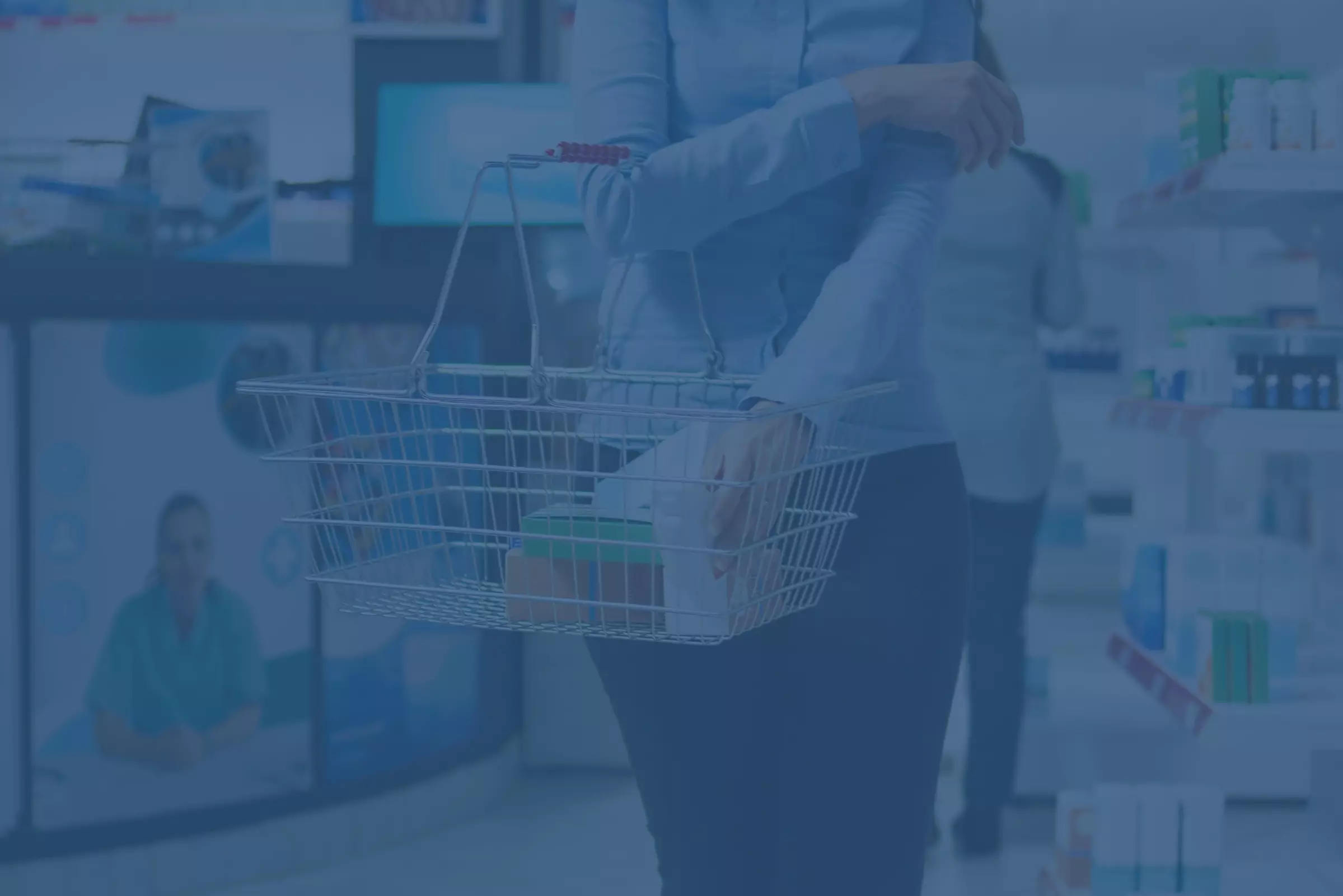 woman shopping at pharmacy