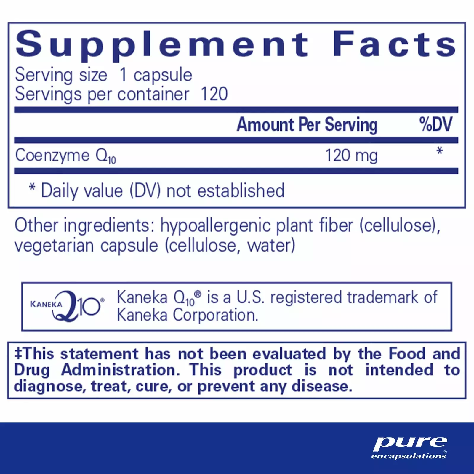 CoQ10 120 mg.