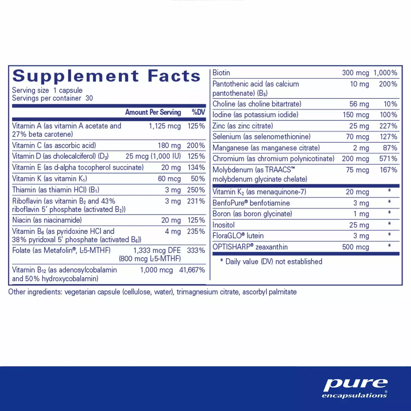 PureGenomics Multivitamin