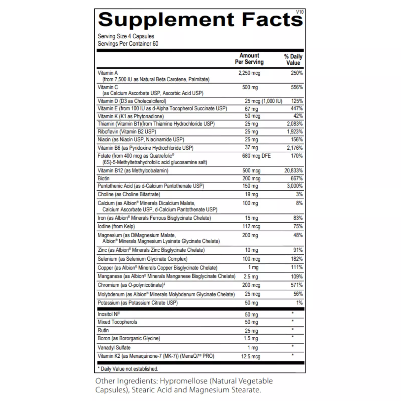 Essential Nutrition with Iron