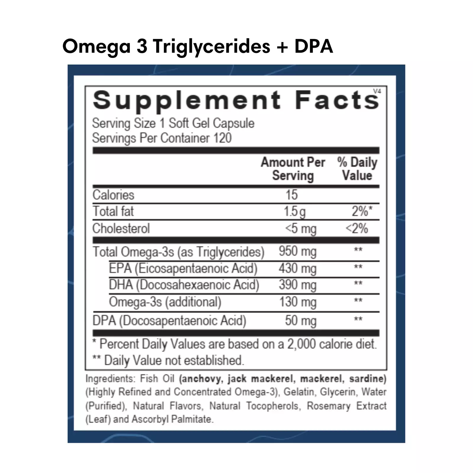 Omega 3 Triglyceride + DPA